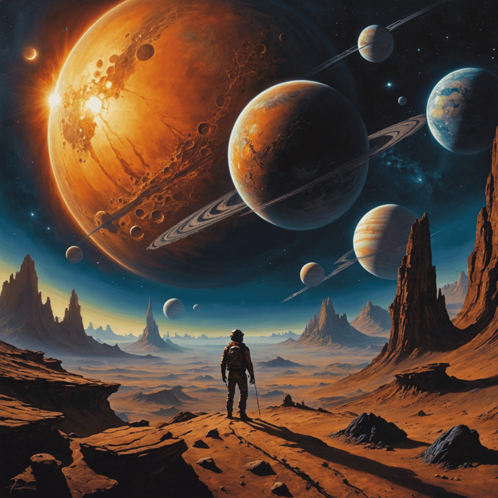 an image depicting Planetary exploration as seen in the Hard Science Fiction genre.